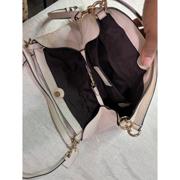 Off white vintage Lexi shoulder coach bag purse - Picture 8 of 9